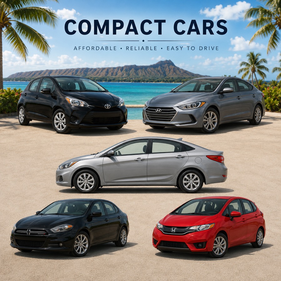 Compact daily rental car in Honolulu